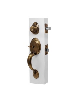 CERRADURA DE GATILLO YALE VENECIA LATON ANTIGUO