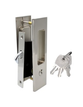 CERRADURA PUERTA CORREDIZA GANCHO LLAVE MARIPOSA SLIDING PULL