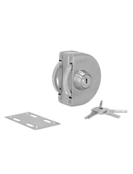 CERRADURA VIDRIO MURO L/M INOX 8-10 MM 2601