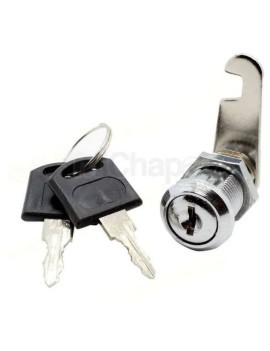 CERRADURA CAJON PALETA 4114 GANCHO 19X25 MM SOARMA 2 LLAVES