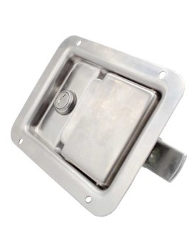 Cerradura para Camarote Caja Camión Cromo con Llave