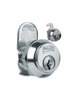 Cerradura para Mueble Phillips 60 Paleta y Gancho 2 en 1