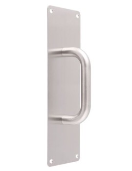 PLACA ESTIRE JALADERA DEXTER 30X10 AINOX 2222