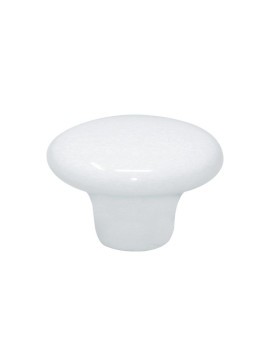 Jaladera Boton Blanco Ceramico 38Mm 79-275 Herrasa