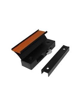 JALADERA VENTANA SOBREPONER ALUMINIO NEGRA 12CM