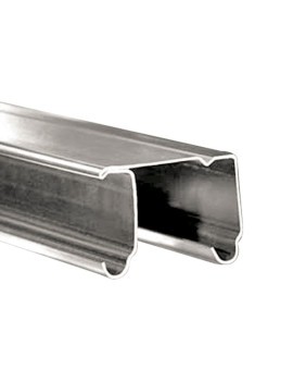 Riel Superior Doble "J" 3 Mts 3955 3954 GalvanizadoDucasse