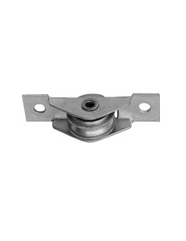 CARRETILLA PARA RIEL DE PISO GALVANIZADA 45 x 14 mm