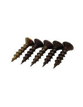 100 TORNILLOS VEKER LATÓN ANTIGUO 6 X 5/8"