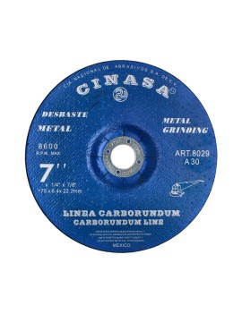 DISCO DESBASTE METAL 7" TC1909 TOOLCRAFT