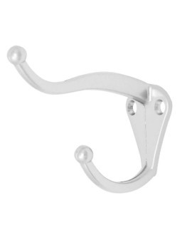 PERCHERO DOBLE NIQUEL SATINADO WB01