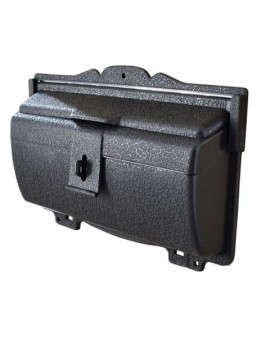 BUZÓN PLÁSTICO NEGRO 31 X 20 X 7.5CM HANDYHOME 1041