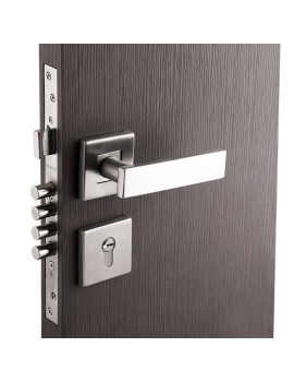 CERRADURA DEXTER 6516 L CUADRADA DELUXE AS 60MM