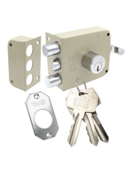 CERRADURA TOVER L4 FETIS SEGURIDAD SOBREPONER RESBALON NORMAL