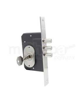 CERROJO DEXTER 6374 3 BULONES TETRA NS