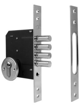 CERROJO DEXTER 6379 4 BULONES CILINDRO PROFILE 70MM