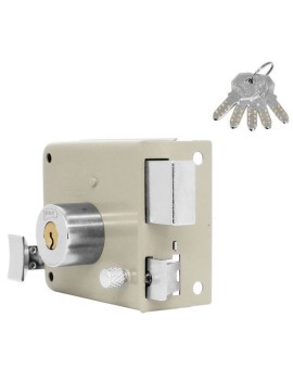 CERRADURA SOBREPONER PHILLIPS 725 IF BEIGE DERECHA INSTAFACIL